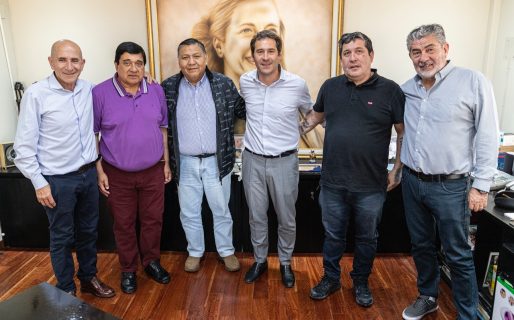 Luque recibió a los principales referentes gremiales de Comodoro en su camino a la gobernación de la Provincia