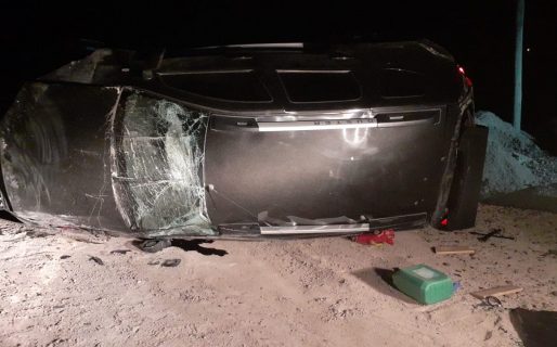 Una mujer volcó camino a Caleta Córdova