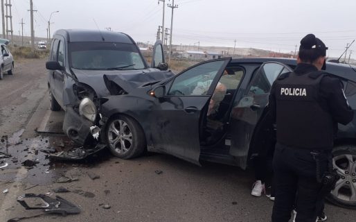 Choque frontal en Ruta Provincial N°1 dejó como saldo dos lesionados