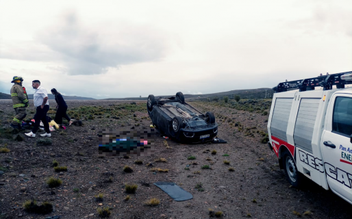Gravísimo accidente en las afueras de Comodoro: una mujer perdió la vida y tres están graves