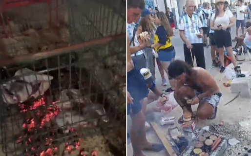 Cómo se las ingenian los argentinos para hacer asado en Qatar
