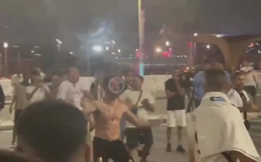 La batalla campal entre hinchas argentinos y mexicanos en Qatar: insultos contra Messi, trompadas y patadas