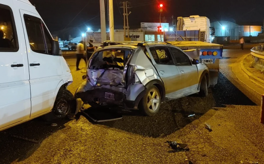 Choque en cadena y dos heridos en Comodoro: uno de los que manejaba estaba borracho