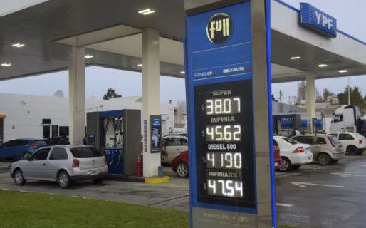 Chubut fue una de las dos provincias con peor desempeño interanual en venta de combustibles