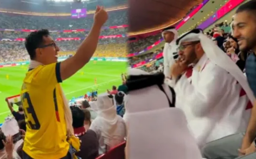 Casi se va de las manos: un ecuatoriano se cruzó con un qatarí