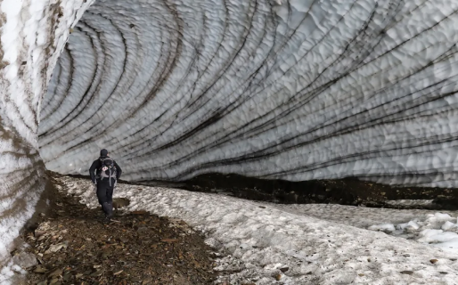 El terrible momento en que una roca de hielo aplastó a un turista brasileño en Ushuaia