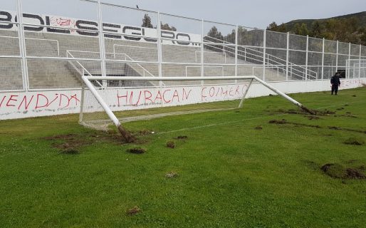 El clásico comodorense fue suspendido por faltas de garantías