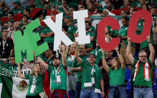 Hinchas mexicanos calentaron la previa con Argentina: «En las Malvinas se habla inglés»