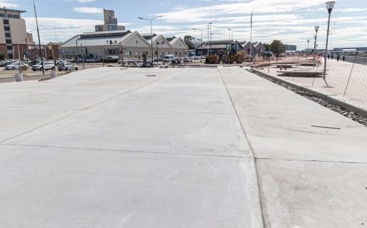 Avanzan los trabajos en el Paseo Costero del centro