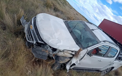 Perdió el control y chocó: lo trasladaron al hospital en patrullero