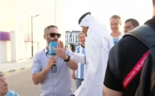 El Pollo Álvarez fue censurado en Qatar mientras hacía una nota en vivo: lo retuvieron y le taparon la cámara