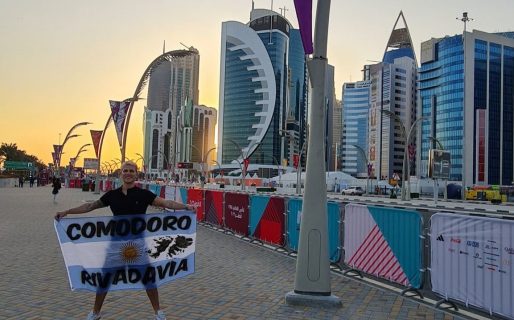 Un comodorense viajó a Qatar y está viviendo experiencias únicas: «Es todo increíble»