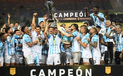 Con un desenlace insólito, Racing se coronó campeón del año