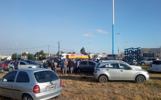 Corte parcial en ruta 3 y 39 por reclamo salarial de la Policía