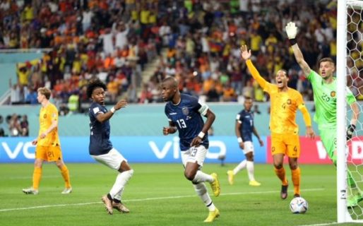 Ecuador empató 1-1 con Países Bajos y Qatar es el primer eliminado del Mundial