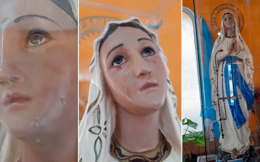 El misterio de la Virgen de Vinará, que llora con “lágrimas de sangre” y le atribuyen curaciones