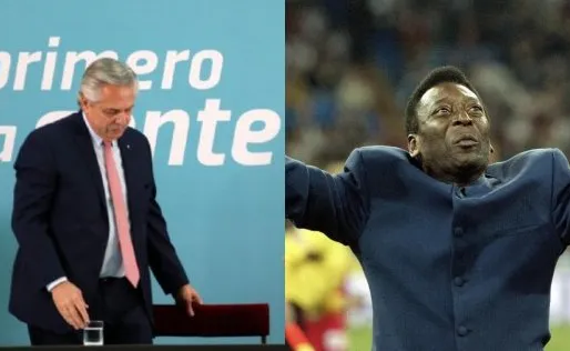 Alberto Fernández también despidió a Pelé con un emotivo mensaje