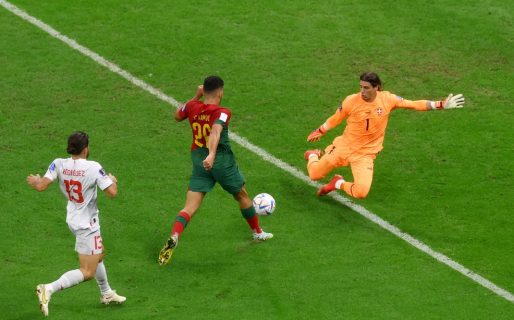 Juego, set y partido: Portugal bailó a Suiza y se metió en cuartos de final