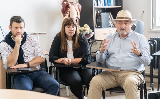 Macharashvili encabezó una nueva reunión entre médicos de la ciudad y diputados provinciales