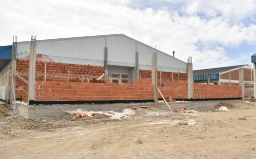 Provincia continúa ampliando la escuela N° 723 de Comodoro