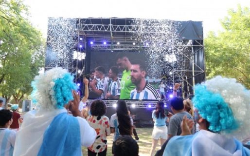 Rada Tilly vivirá la final del Mundial en pantalla gigante