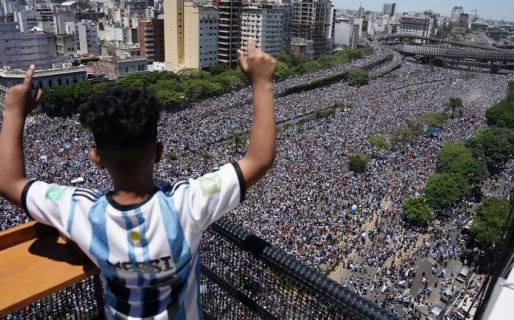 Más de 4 millones de personas salieron a la calle para festejar el título con la Selección