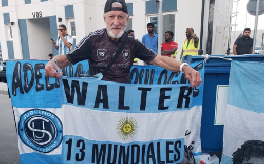 Tiene 84 años, estuvo en 13 mundiales y verá su tercera final con la selección