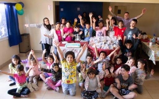 Máquina del Mal, el equipo de Km3 que agasajó a más de 100 niños del Sismográfica