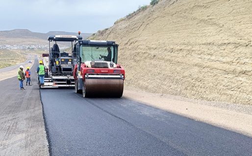 Vialidad Nacional avanza en la obra de la autovía entre Caleta Olivia y Rada Tilly