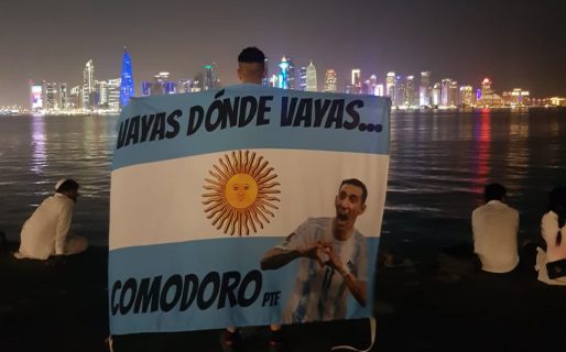 Es de Comodoro y fue a ver el partido de Argentina contra Polonia: “Terminamos llorando de la emoción”