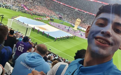 Es de Comodoro y vivió la semifinal en Qatar: «Una hora después, Scaloni salió a saludarnos. Fue una locura»