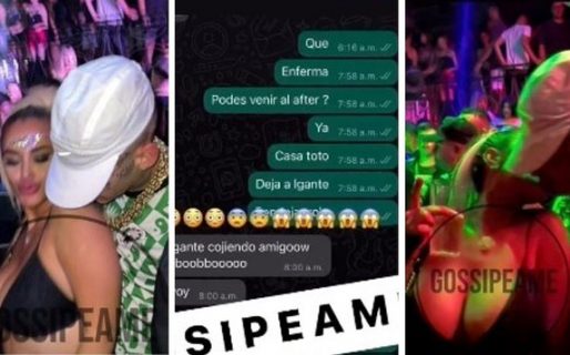L-Gante se mostró a los besos con Anto Pane, una influencer erótica, y se filtró un fuerte chat privado