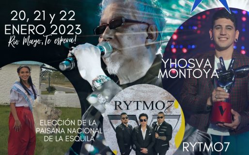 El Rey Pelusa, Rytmo 7, DJ Kairuz y Yhosva Montoya dirán presente en el Festival Nacional de la Esquila