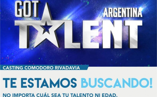 Comodoro será sede de Got Talent Argentina