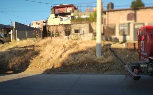 Durante la madrugada se incendió una casa sin moradores