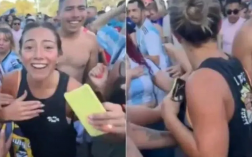 Le robaron el celular en medio de los festejos y se lo devolvieron porque Argentina salió campeón