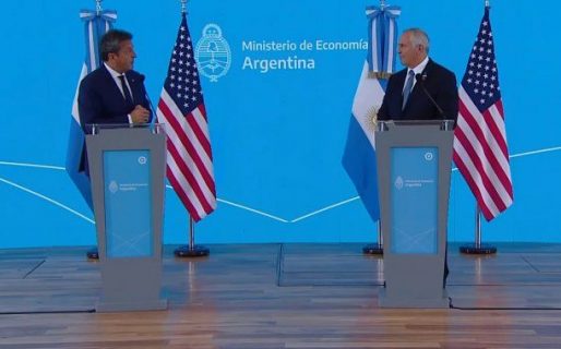 Sergio Massa firmó acuerdo de intercambio de información fiscal con Estados Unidos