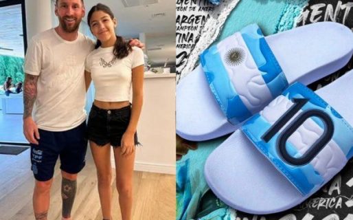 «Soy Leo»: a Messi le encantaron sus ojotas y su emprendimiento es furor