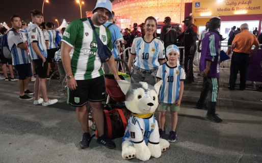 Una familia vendió el auto para viajar a Qatar a alentar a la Selección: “Nos quedamos sin ahorros”
