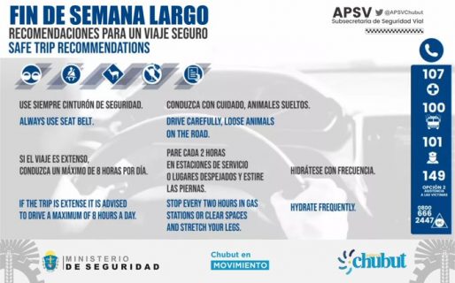 Señalaron recomendaciones de seguridad para viajes y turismo