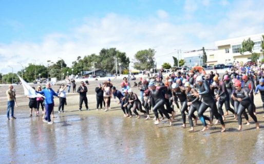 Más de 140 nadadores fueron parte de la 1ra. fecha del Campeonato de Aguas Abiertas