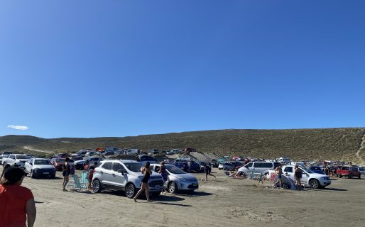 Domingo de calor: Las playas están explotadas en Comodoro y alrededores