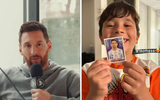 Lionel Messi reveló cómo reaccionó su hijo Mateo cuando le tocó la figurita más esperada del álbum