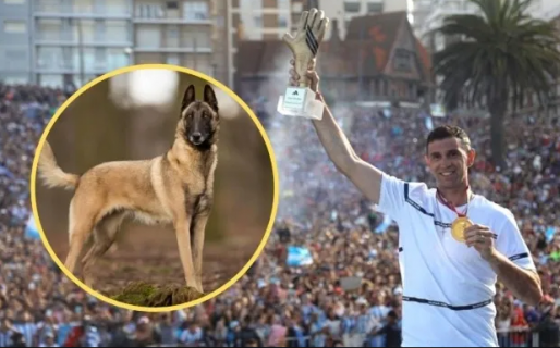 Dibu Martínez mostró un video impactante del entrenamiento de su perro guardián