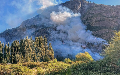 El Hoyo prendido fuego