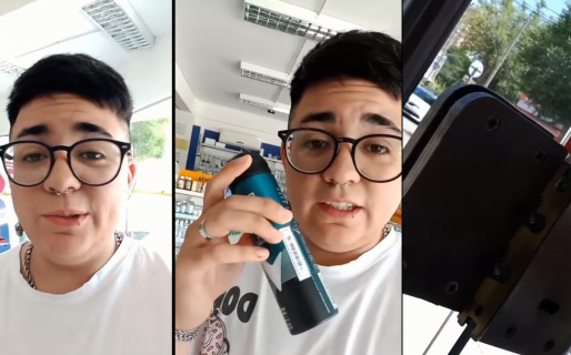 Fue a comprar a la farmacia: estaba cerrada pero se olvidaron de ponerle llave a la puerta