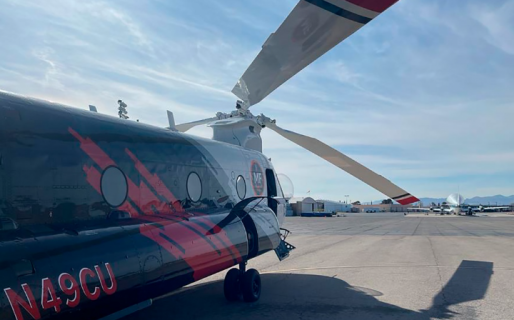 Nación alquiló un helicóptero para combatir incendios en parte de la Patagonia