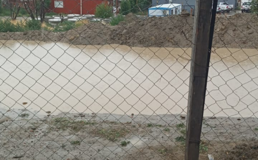 Hay cinco familias autoevacuadas en Fracción 14 y 15