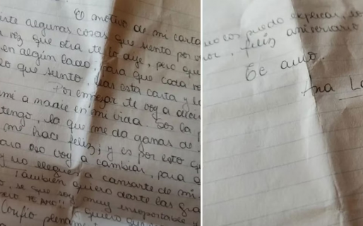 Encontró una carta de su primera novia, la publicó y le escribió el actual de ella