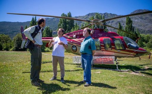 Luque visitó Lago Puelo y ponderó que “la Cordillera es uno de los mayores tesoros de Chubut”